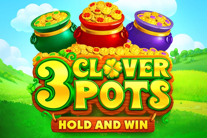 3 Clover Pots -