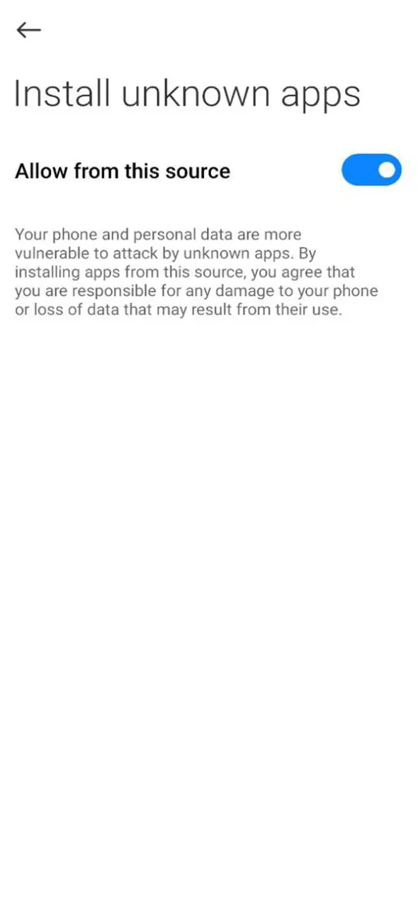 Adjust your security settings so you can install the 1xBet Aviator mobile app.