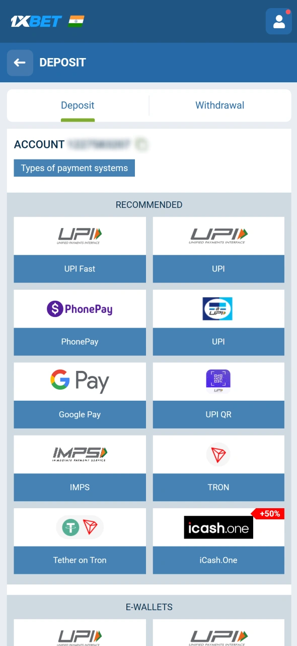 Fund your 1xBet account balance and prepare for Dota 2 wagers quickly.