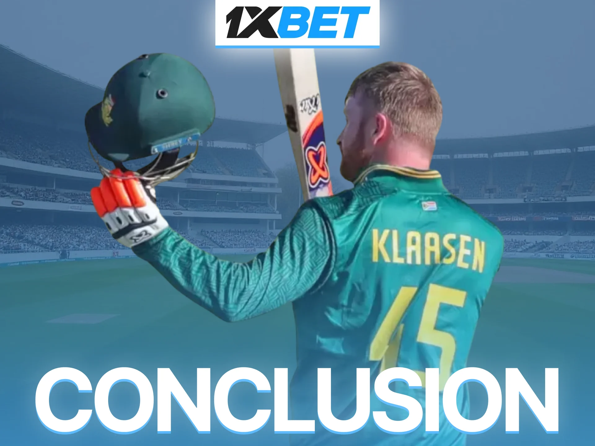 Explore final thoughts about Heinrich Klaasen partnership with 1xBet platform.