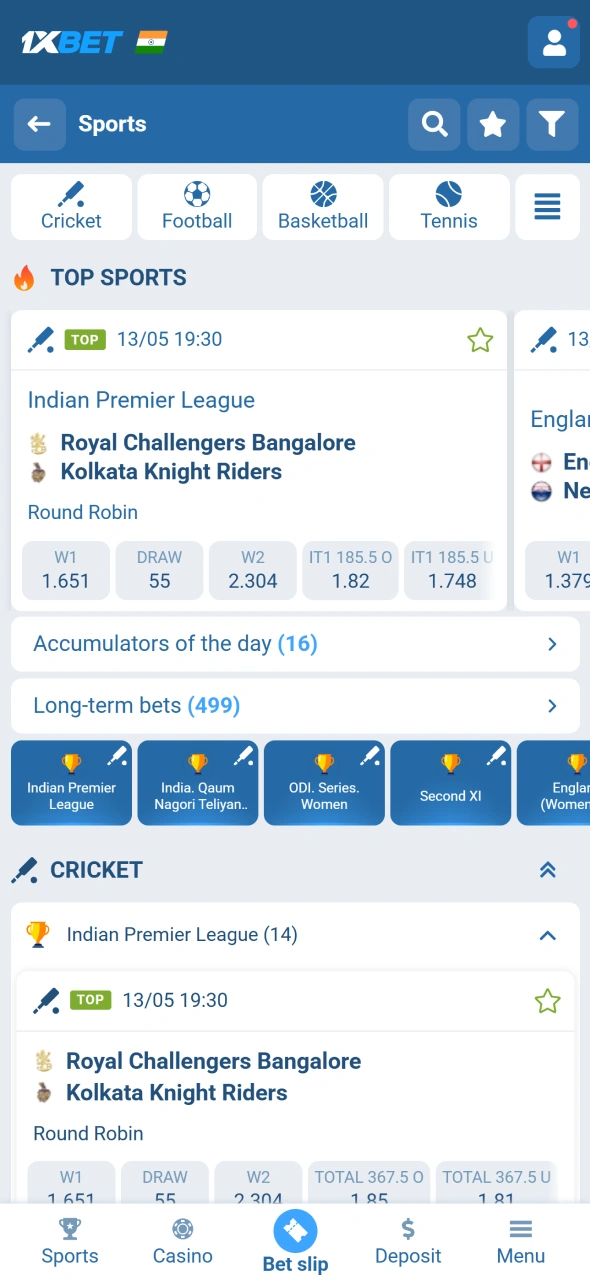 Start wagering on 1xBet and complete bonus requirements successfully.